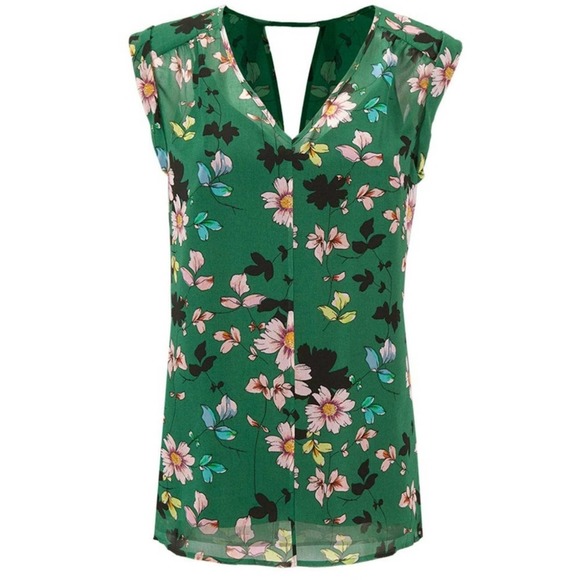CAbi Tops - 🎈💯 Trendy Cabi Floral Blouse, EUC, Sz XS